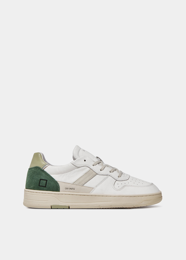 DATE COURT 2.0 VINTAGE CALF WHITE-GREEN
