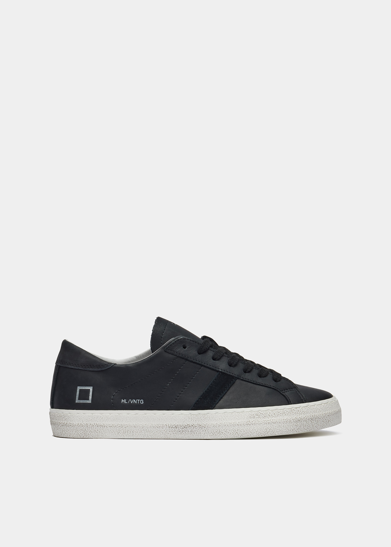 D.A.T.E. Sneakers HILL LOW VINTAGE CALF BLACK | Date shoes