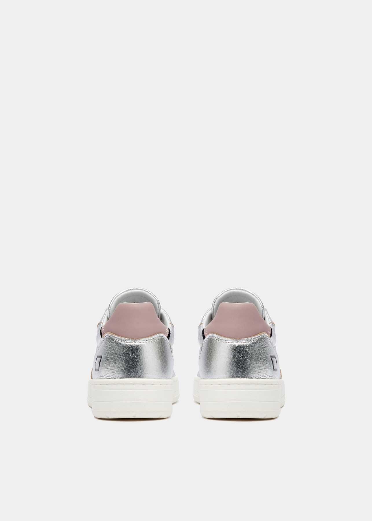 D.A.T.E. SNEAKERS COURT 2.0 Woman Shiny Silver