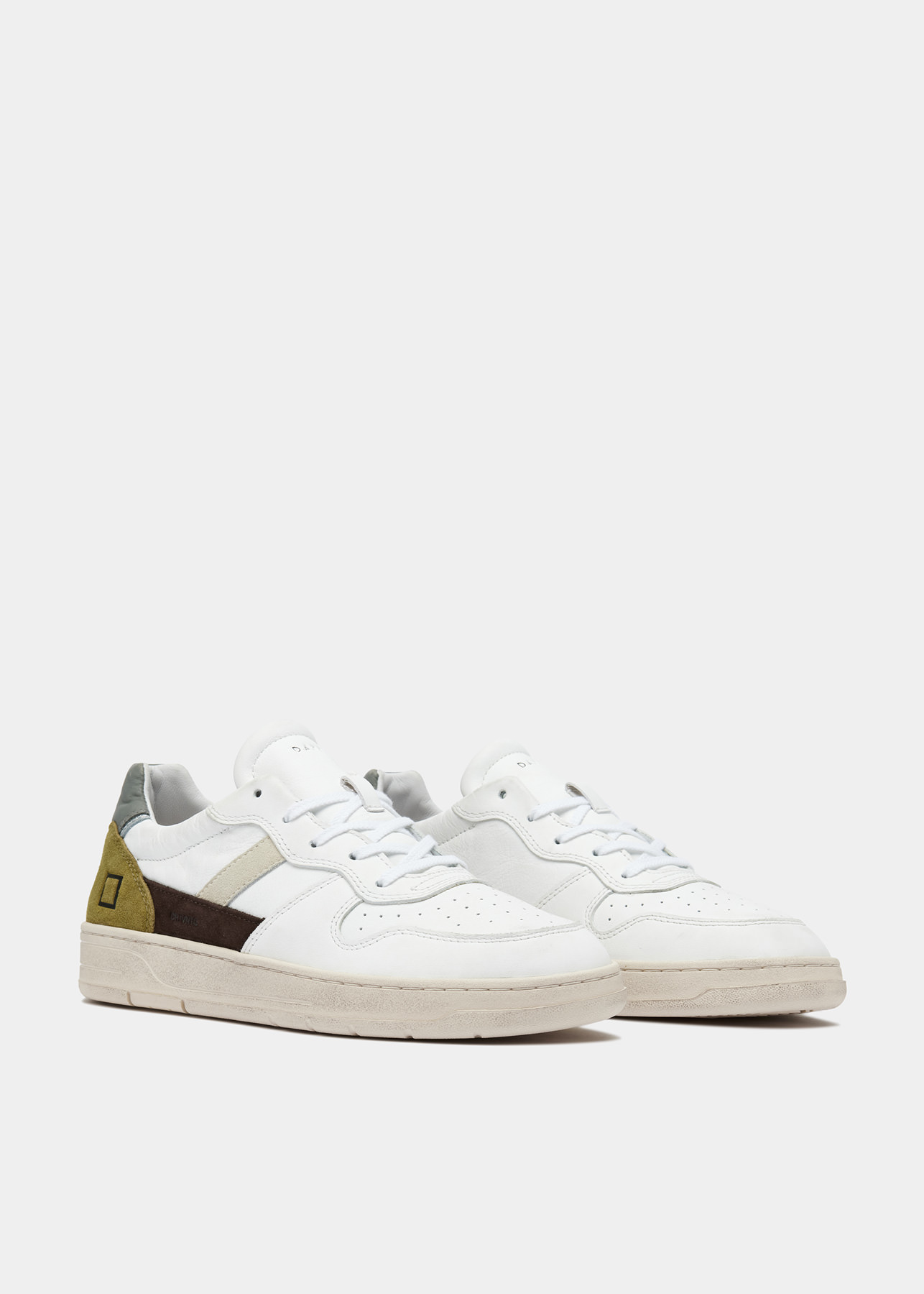 Date Sneakers COURT 2.0 VINTAGE CALF IVORY